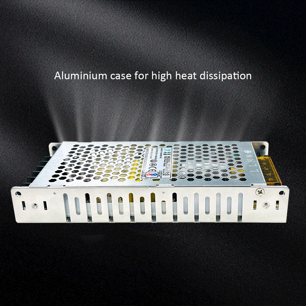 5v40A200w zasilacz uniwersalny regulowany przełączanie ultra-cienki konwerter transformator sterownik 110 V/220 V AC do programowalnych świateł LED łańcuch światła pikseli komputer CCTV kamera system