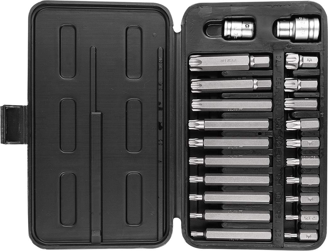 Coffret 7 Douilles Torx 3/8" - T25 T30 T40 T45 T50 - Mèches CR-V Uxcell, Neuf