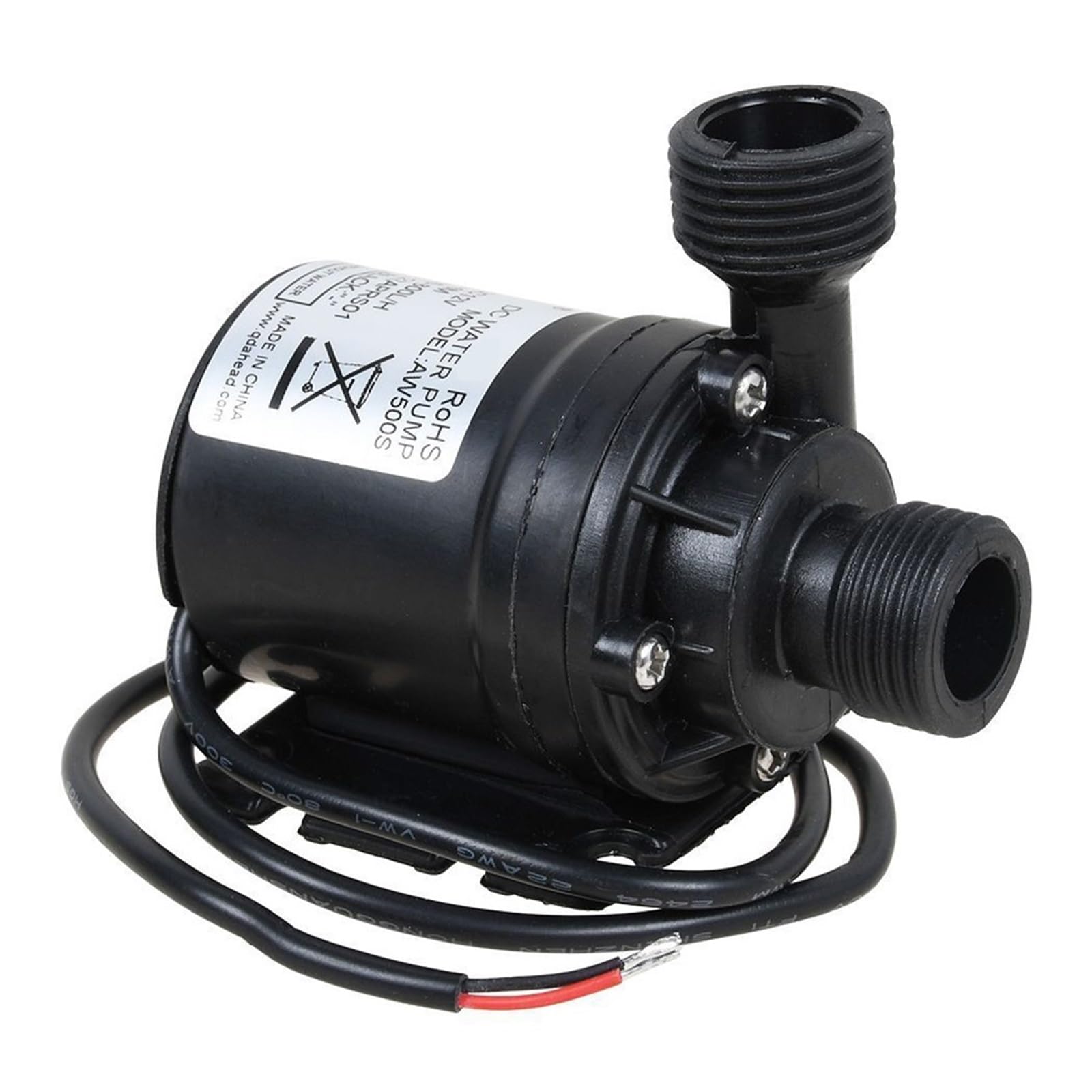 Gdbagkdqk One Color Garden High Pressure Pump Dc 12V Submersible Ip68 Waterproof Water Low Noise Performance Lift 5M Powerful Water Flow