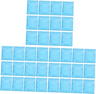 Homoyoyo 36 Pçs Caixa De Armazenamento De CD Estojo De Armazenamento De Dvd Caixa Organizadora De Plástico Cds Estojos De Álbum Estojos De Substituição Estojos De Jóias Caixa De Dvd