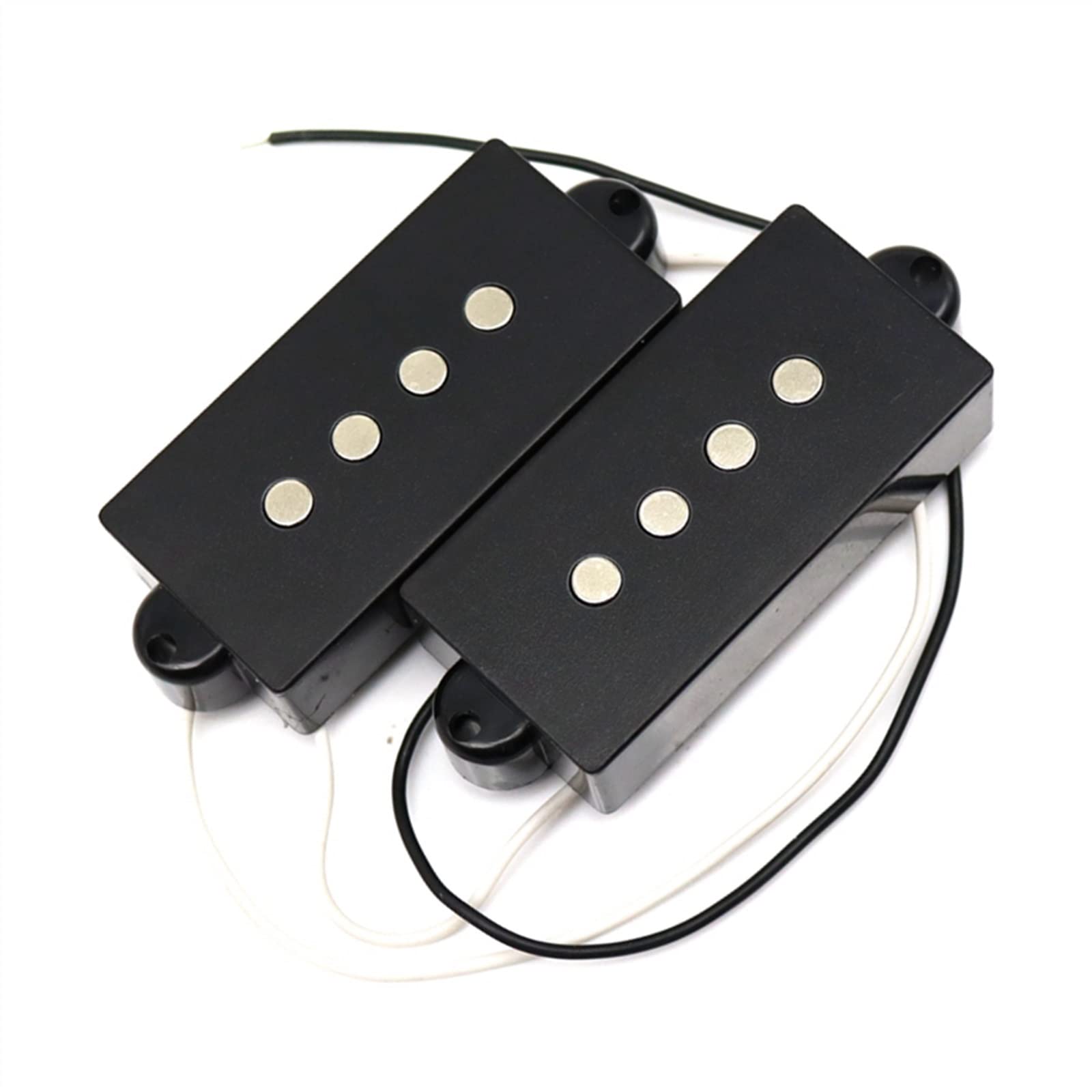 Pastillas de Guitarra electrica 1 Juego De Pastillas De Bajo Eléctrico, Pastillas Humbuckers, Pastillas Humbuckers (Color : BK)