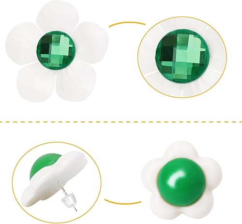 Miniatura 3 de ICECUTE Kit de 4 accesorios de corona de princesa, incluye corona, broche, aretes, guantes, accesorios de disfraz de princesa para niños y niñas,