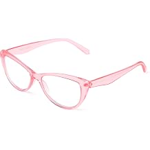 Betsey Johnson womens Yara Glasses Blue Light Glasses, Crystal Pink, 40mm US