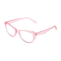 Betsey Johnson womens Yara Glasses Blue Light Glasses Crystal Pink 40mm US