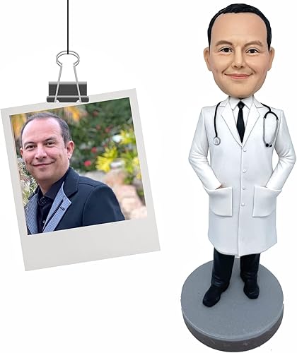 Miniatura 38 de Figuras personalizadas de golfista Bobblehead, regalo para hombre, regalos personalizados para el día de San Valentín de fotos Golfer