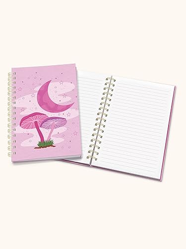 Miniatura 2 de Studio Oh! Medium Spiral Notebook 5.75" x 8.75", Cute Cover Daily Planner, Hardcover Journal Notepad, 160 Page Lined Paper, 100 GSM Paper Weight,