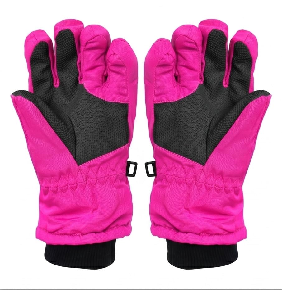 Image of FabSeasons Unisex Warm Winter Gloves, Waterproof, Windproof for Hiking, Driving, Running & Outdoors, Fits for 3-5 Years Old Boys and Girls