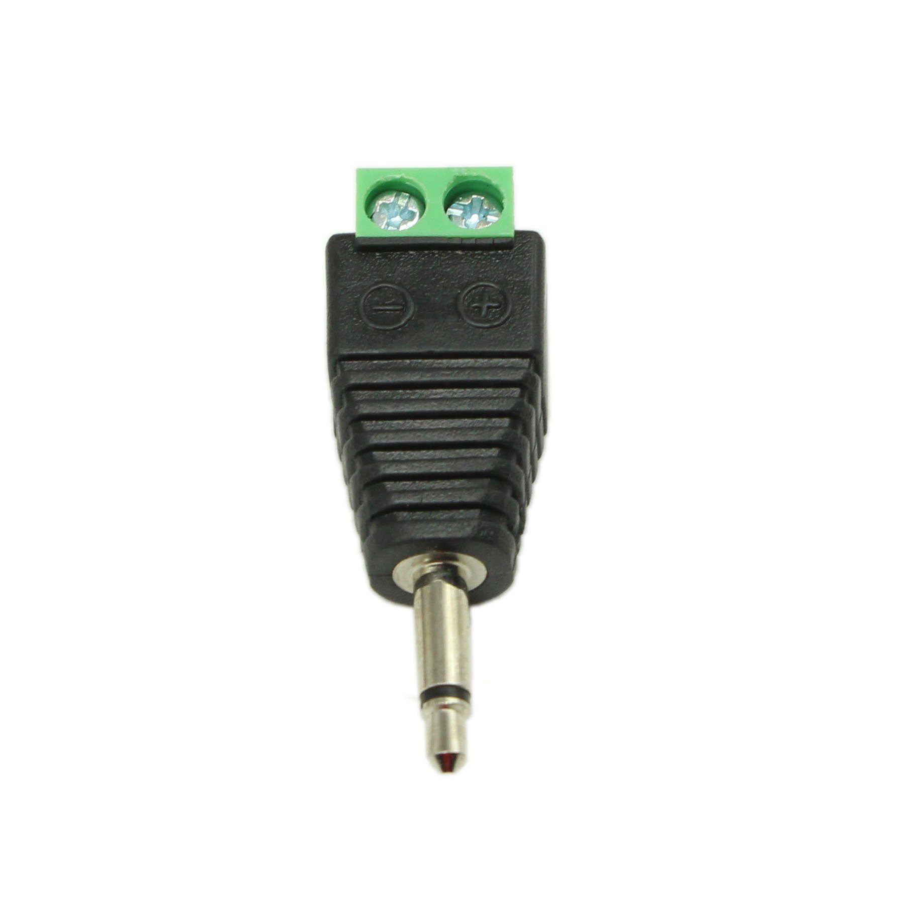 Adattatore Da Jack Mono 3.5 Mm Maschio A Morsettiera A 2 Pin – Convertitore Per Cuffie E Balun