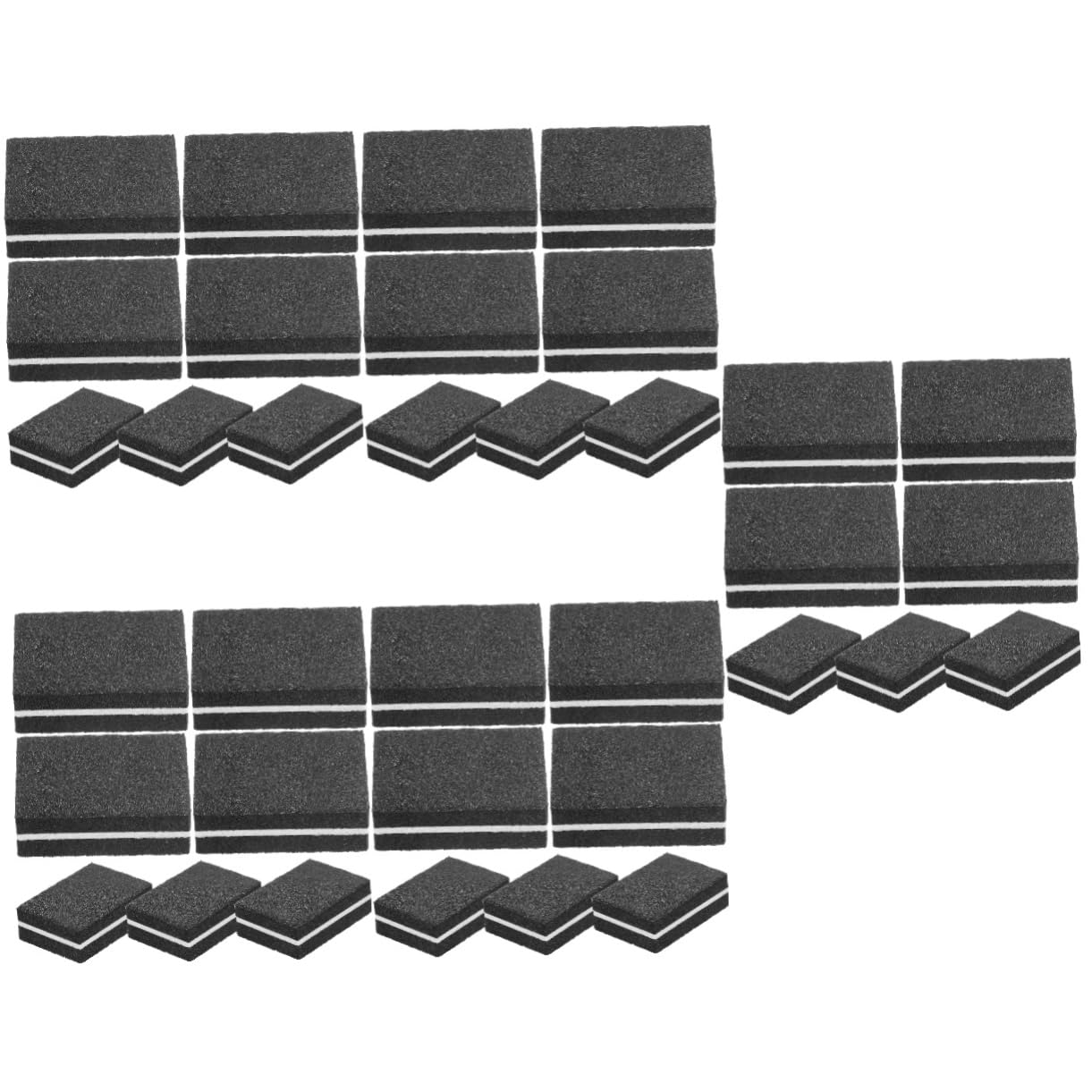 FRCOLOR 250piezas Bloque Para Uñas Para Manicura y Pedicura Herramienta De Pulido Doble Cara Para Uñas De Manos y Pies Compacto y Portátil
