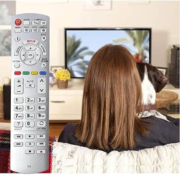 Replacement Panasonic Remote Control for Panasonic VIERA LCE LED Smart TV N2QAYB001010 N2QAYB000842 N2QAYB000074 with APPS Button