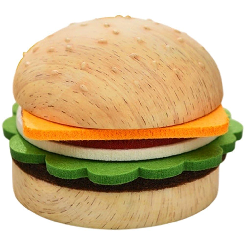 Dessous de verre hamburger lot de 5 pour un apéritif convivial et une table sans tache