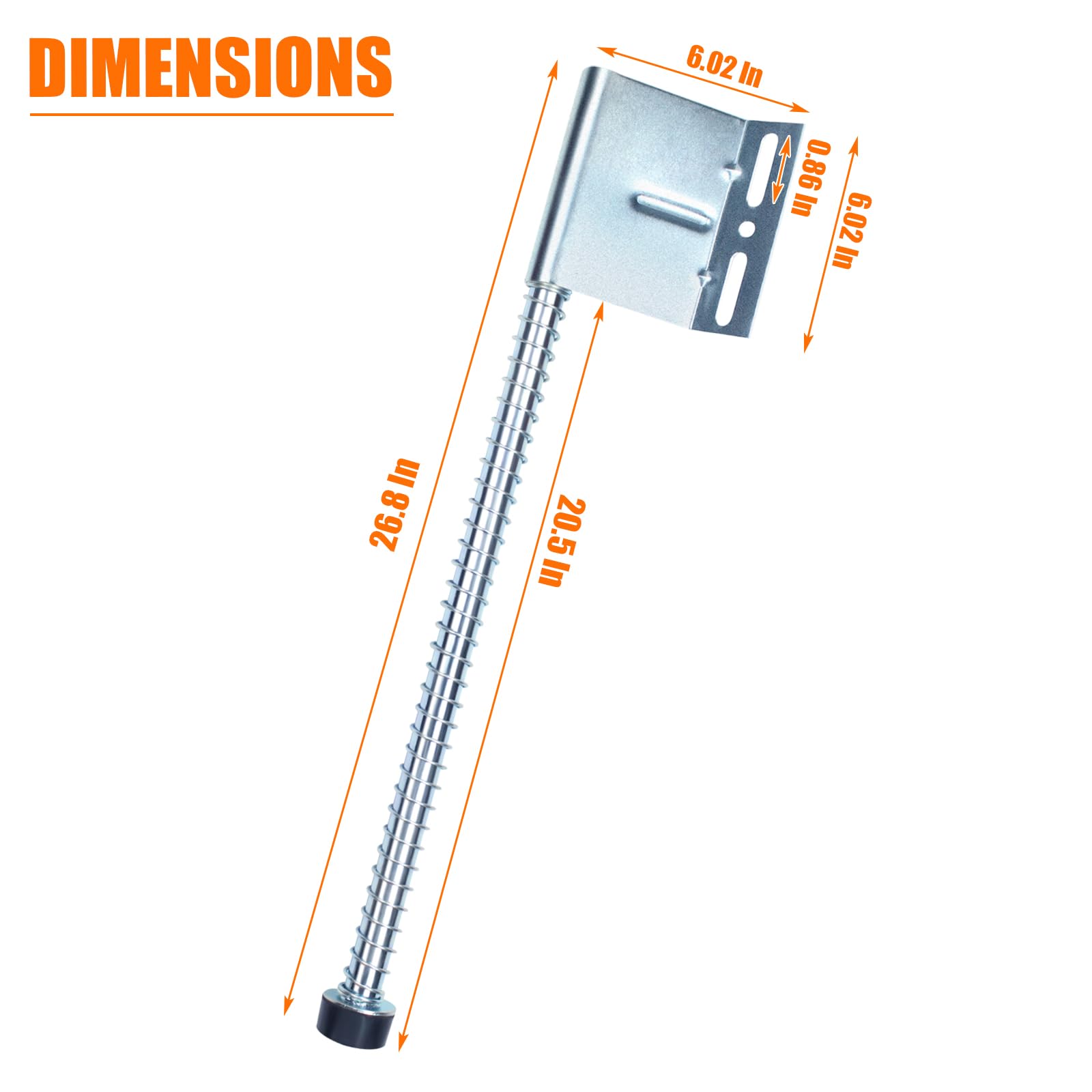 Snapklik.com : Garage Door Pusher Springs,Plunger Bumper Spring,Stop ...