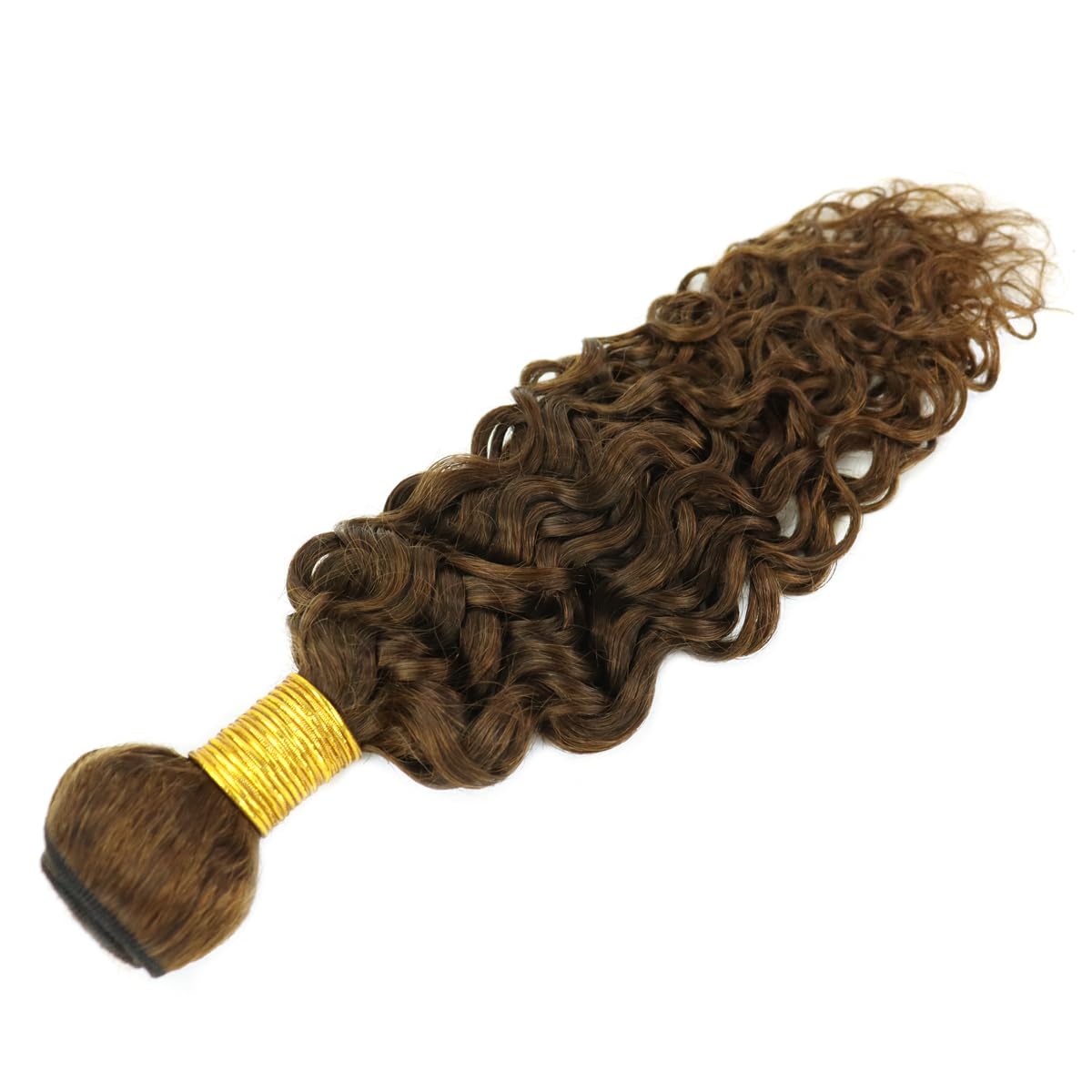 Virgin Hair Bundles doczepiane naturalne włosy, średni brąz 4# kręcone, kręcone, 8A (50-61 cm)