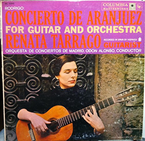 RENATA TARRAGO RODRIGO CONCIERTO DE ARANJUEZ vinyl record