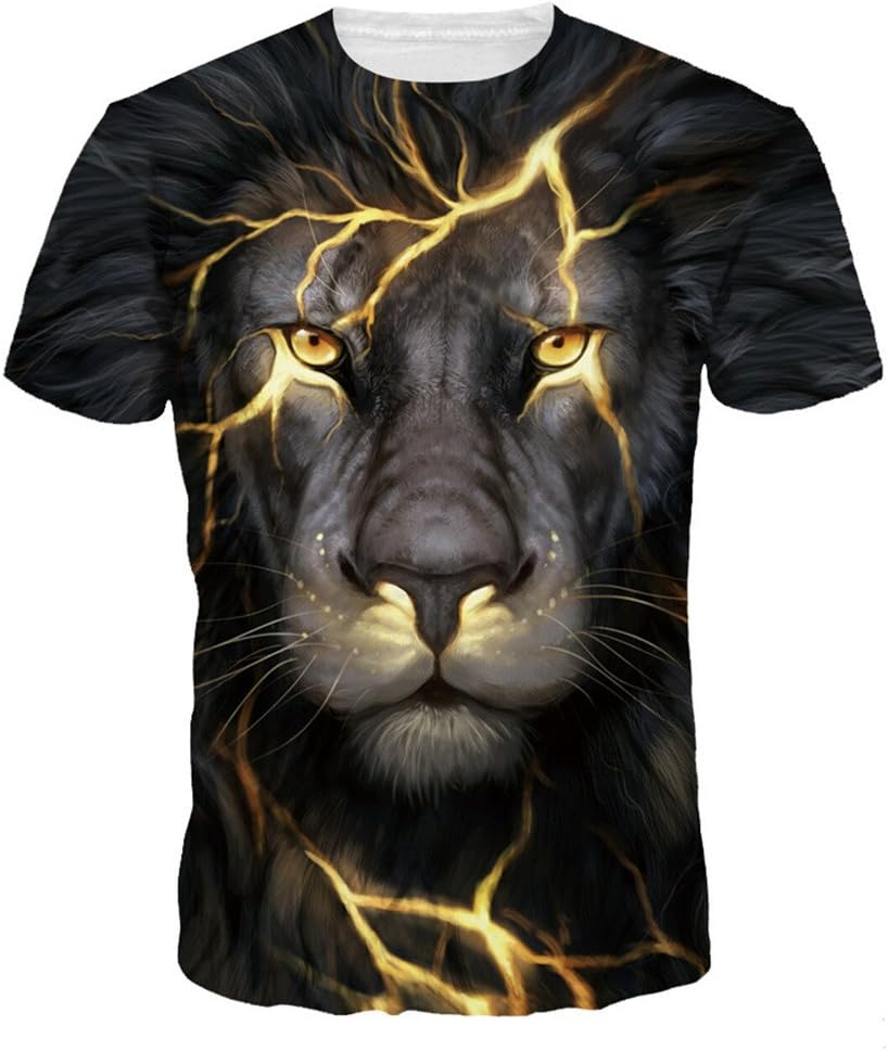 Unisex 3D Print Short Sleeve T-Shirt Fashion Couple Tees