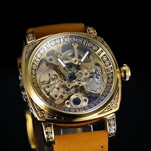 Orologio Meccanico Scheletrato Vintage Forsining da Uomo