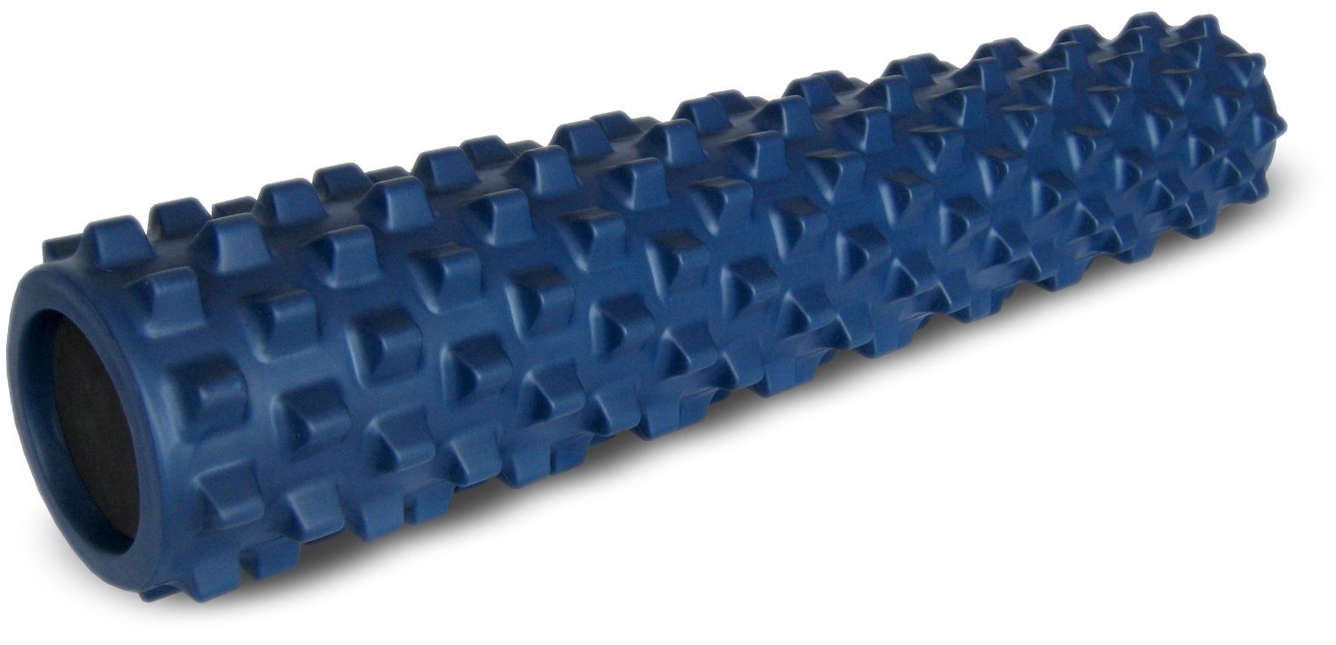 RumbleRoller Original Textured Foam Roller - Deep Tissue, Self Myofacial Release Massage Therapy Roller