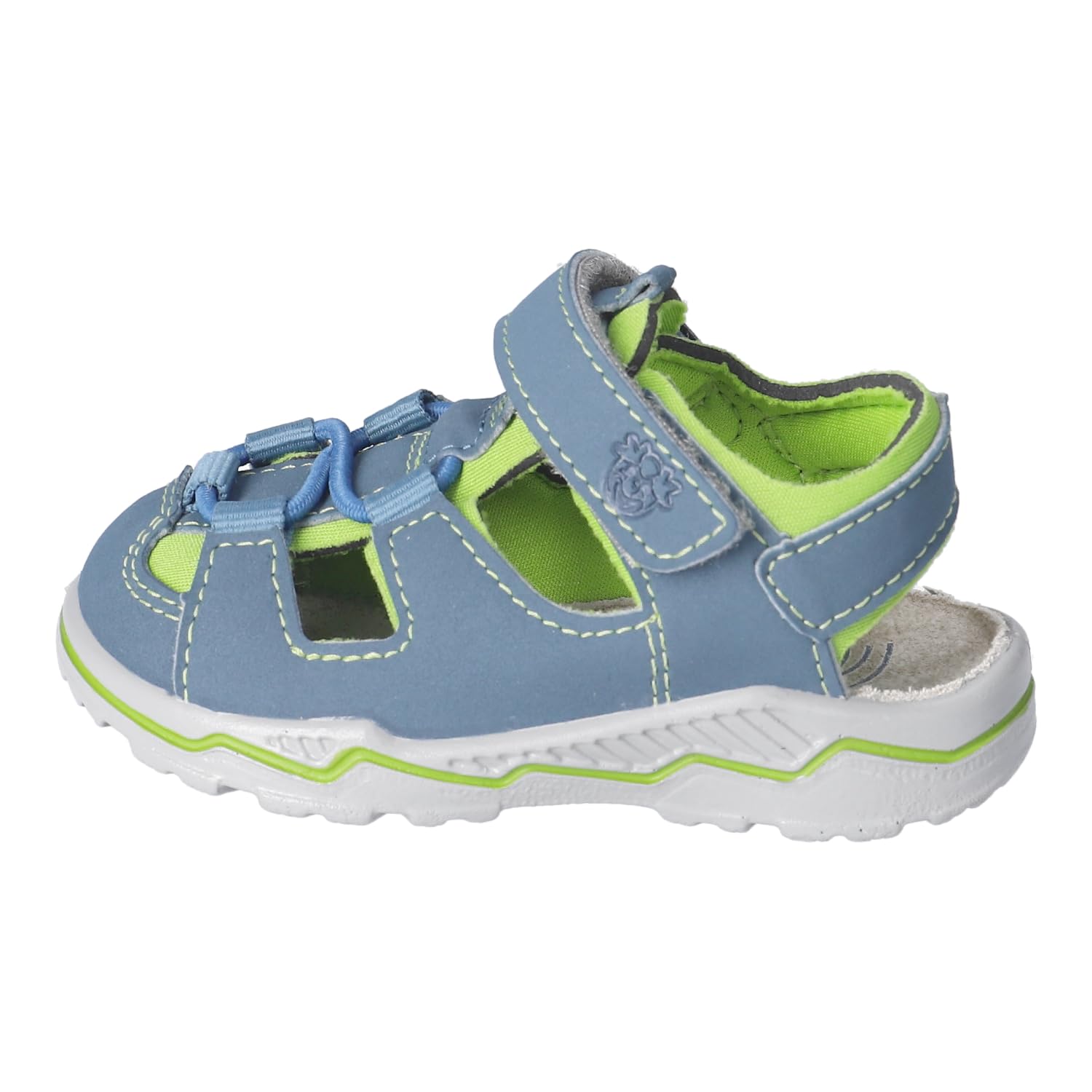 RICOSTA Gery Boys and Girls Sandals - Learn to Walk Shoes, Width: Medium, Pavone Acid 141, 21 EU