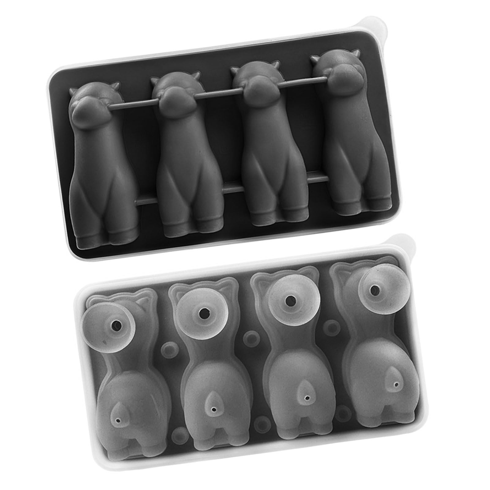 Xinsheinelry Food Grade Silicone Ice Tray Lovely Alpacas Shape Ice Mold Maker Making Tool for Soup Freezers Wine Juices Alpacas Shape Maker