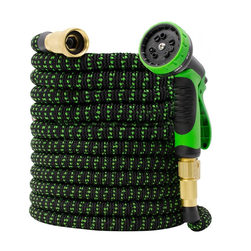 Shungong High-Pressure Telescopic Garden Hose - Durable and Flexible Water Pipe for Efficient Outdoor Cleaning(50ft)