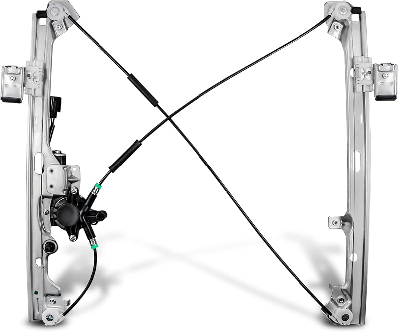 Máquina de vidro elétrica com motor MOSTPLUS 741-645 dianteira direita para Chevrolet Silverado, Avalanche, Suburban, GMC Sierra, Yukon e Escalade – 1 unidade