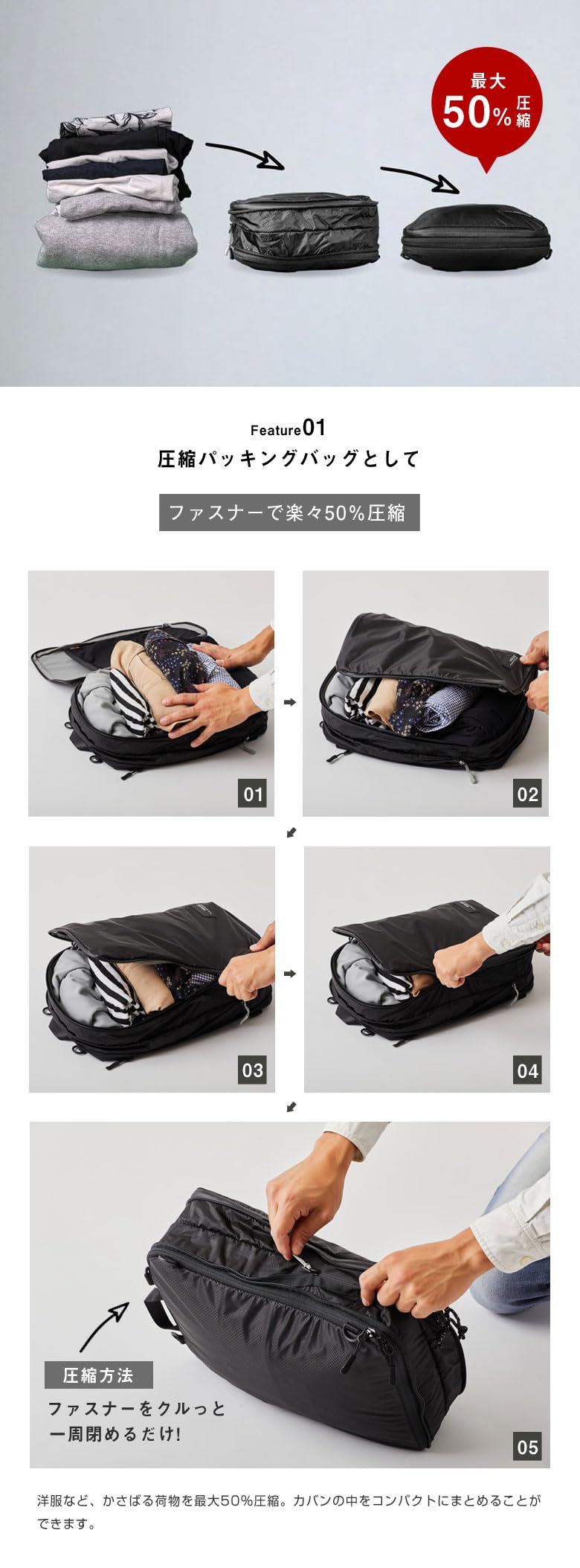 Amazon.co.jp: PackBag+ パックバッグ プラス(メタルブラック)Sサイズ 
