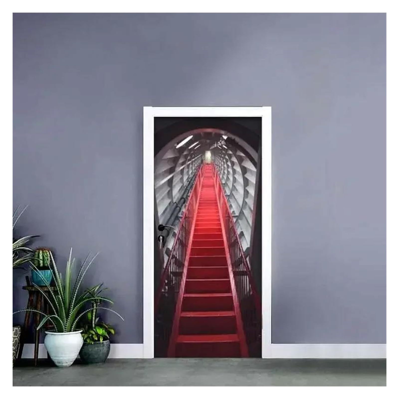 Autocollants de porte en toile d'araignée déco maison | Stickers salon créatifs 85x215