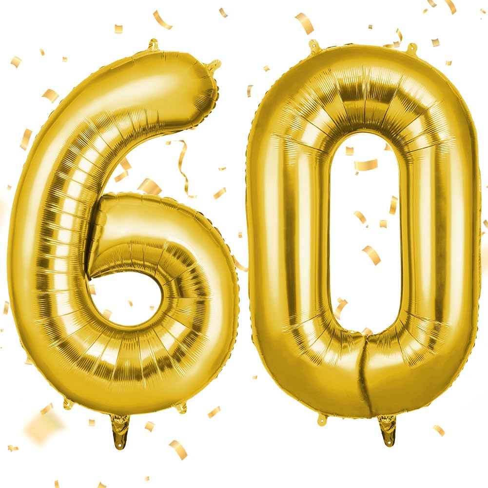 OFFCUP Ballon d'Anniversaire 60 Ans Or : Une Touche d'Éclat pour Vos Célébrations ?