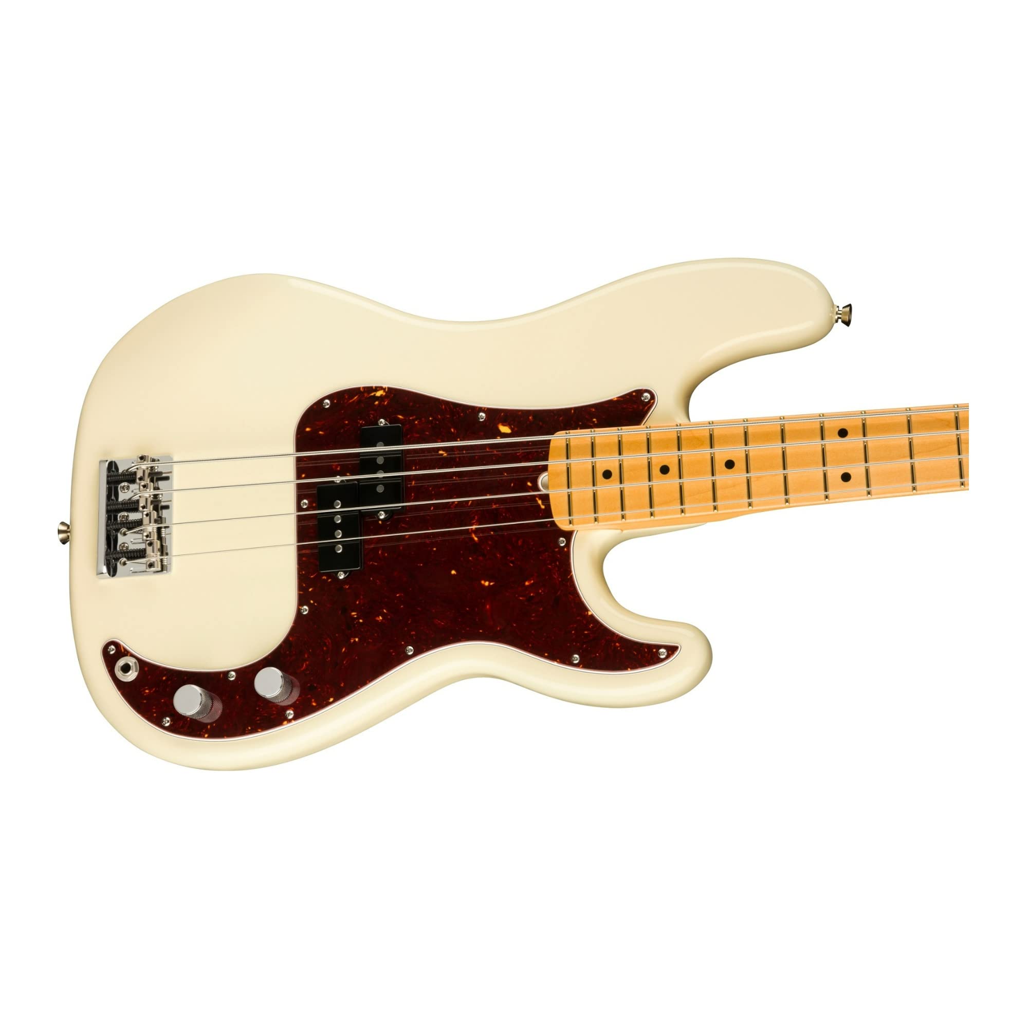Fender American Professional II Precision Bass MN (Olympic White) - Basso elettrico a 4 corde