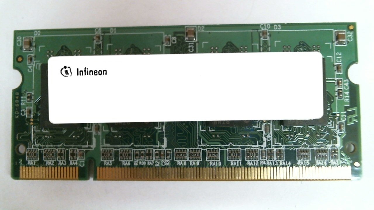 INFINEON HYS64T64020HDL-3.7-A 512MB NOTEBOOK SODIMM DDR2 PC4200(533) UNBUF 1.8v 2RX16 200P 64MX64 32
