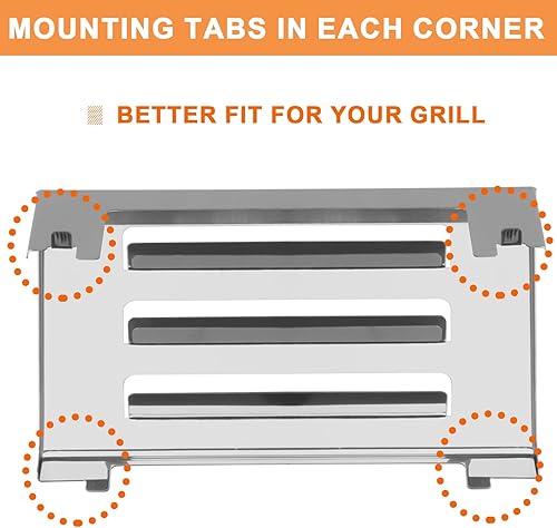 Miniatura 8 de Piezas de parrilla para Weber Spirit 2 Piezas de parrilla GS4 Spirit II E210 S210 E220 S220, repuesto para barras aromatizantes Weber GS4 Spirit 2