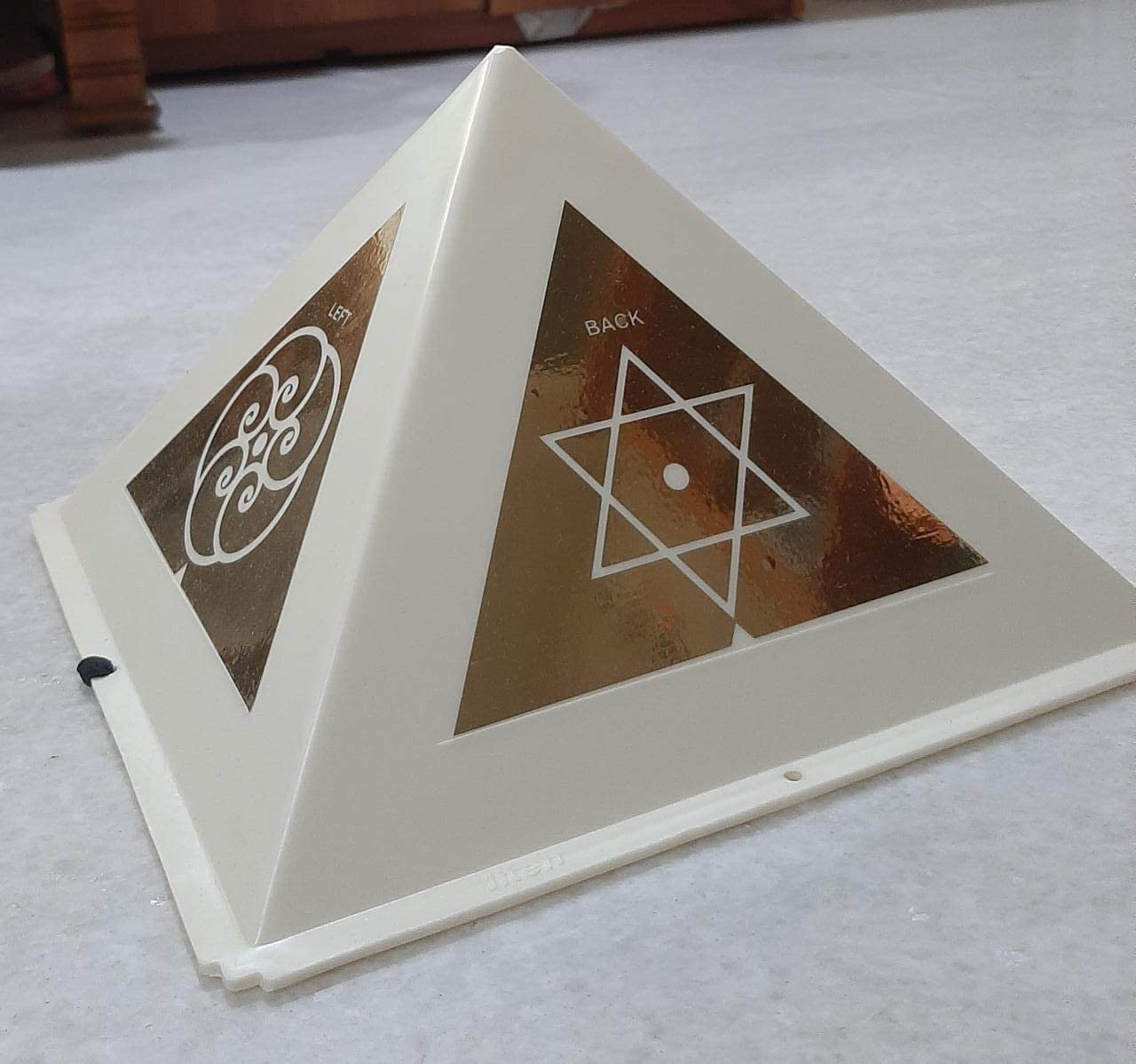 Jiten Original And Genuine Meditation Plastic Cap (Set Of 2 Pcs) (For Meditation, Relaxation And Concentration), White