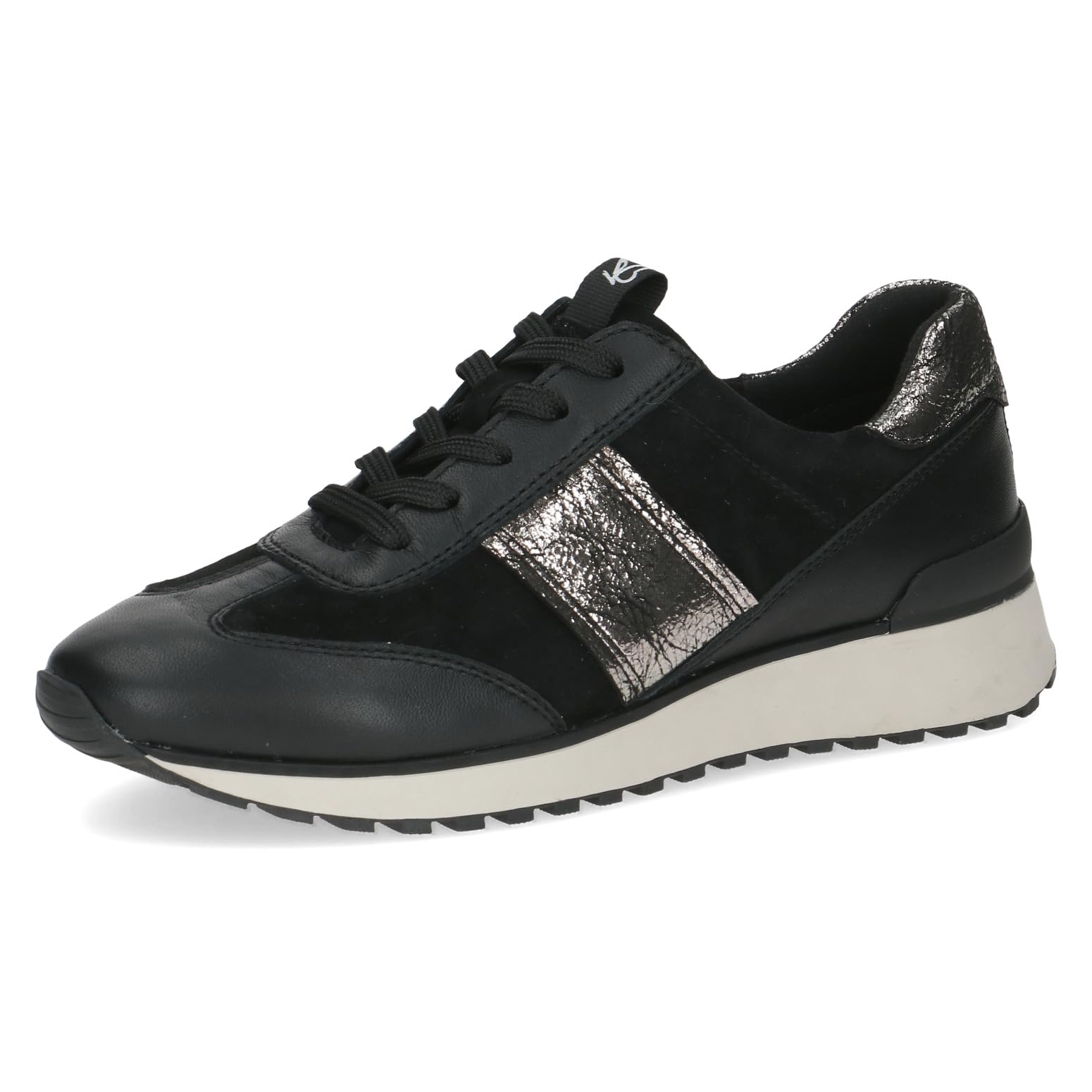 Caprice Damen Sneaker flach aus Leder Bequem