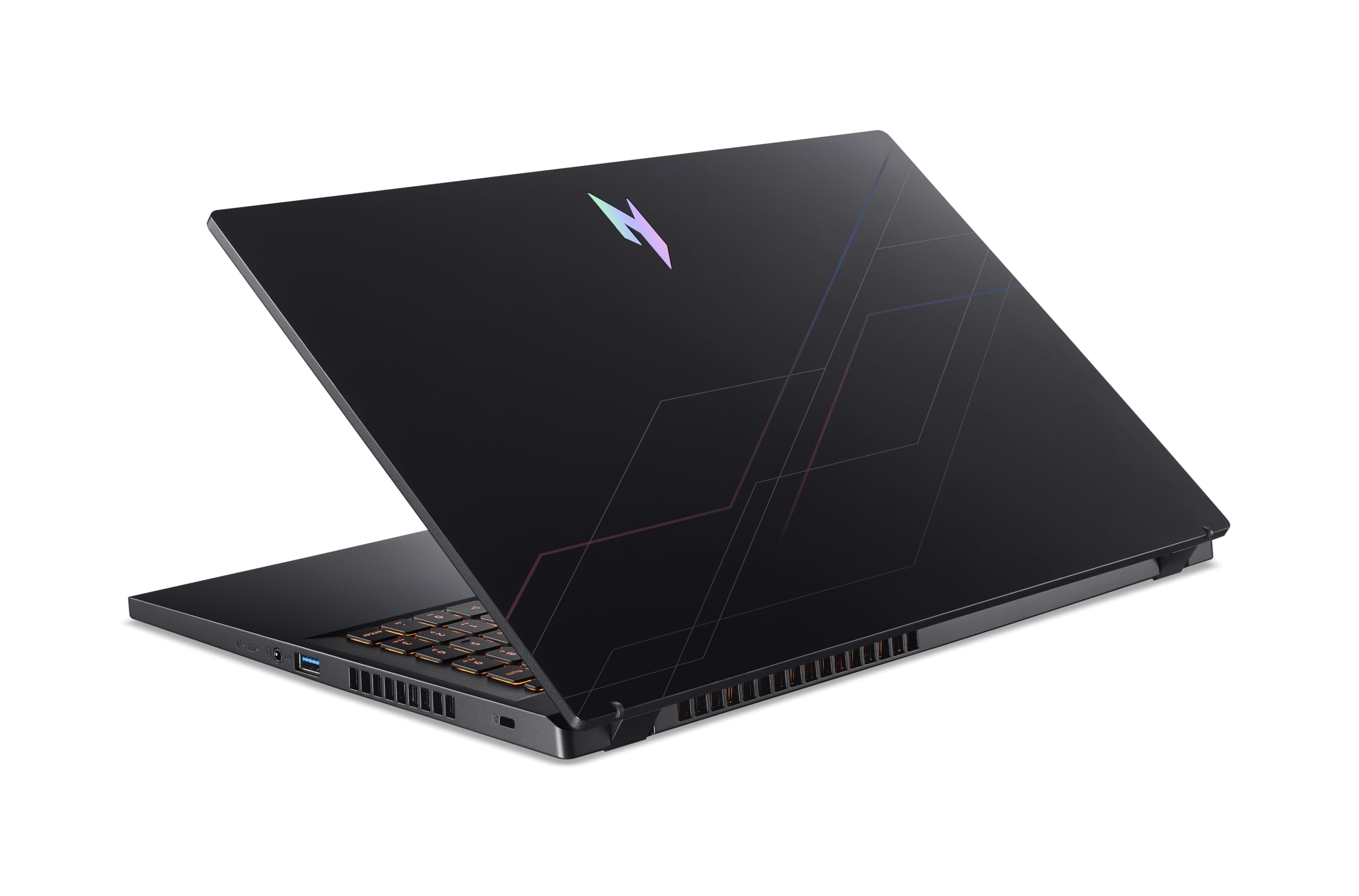 acer Nitro V 15 ANV15-52 Gaming Laptop 15,6", Full HD IPS (Intel Core i5 13420H, 16GB RAM, 512GB SSD, GeForce RTX 5070, senza sistema operativo), nero, tastiera QWERTY spagnola