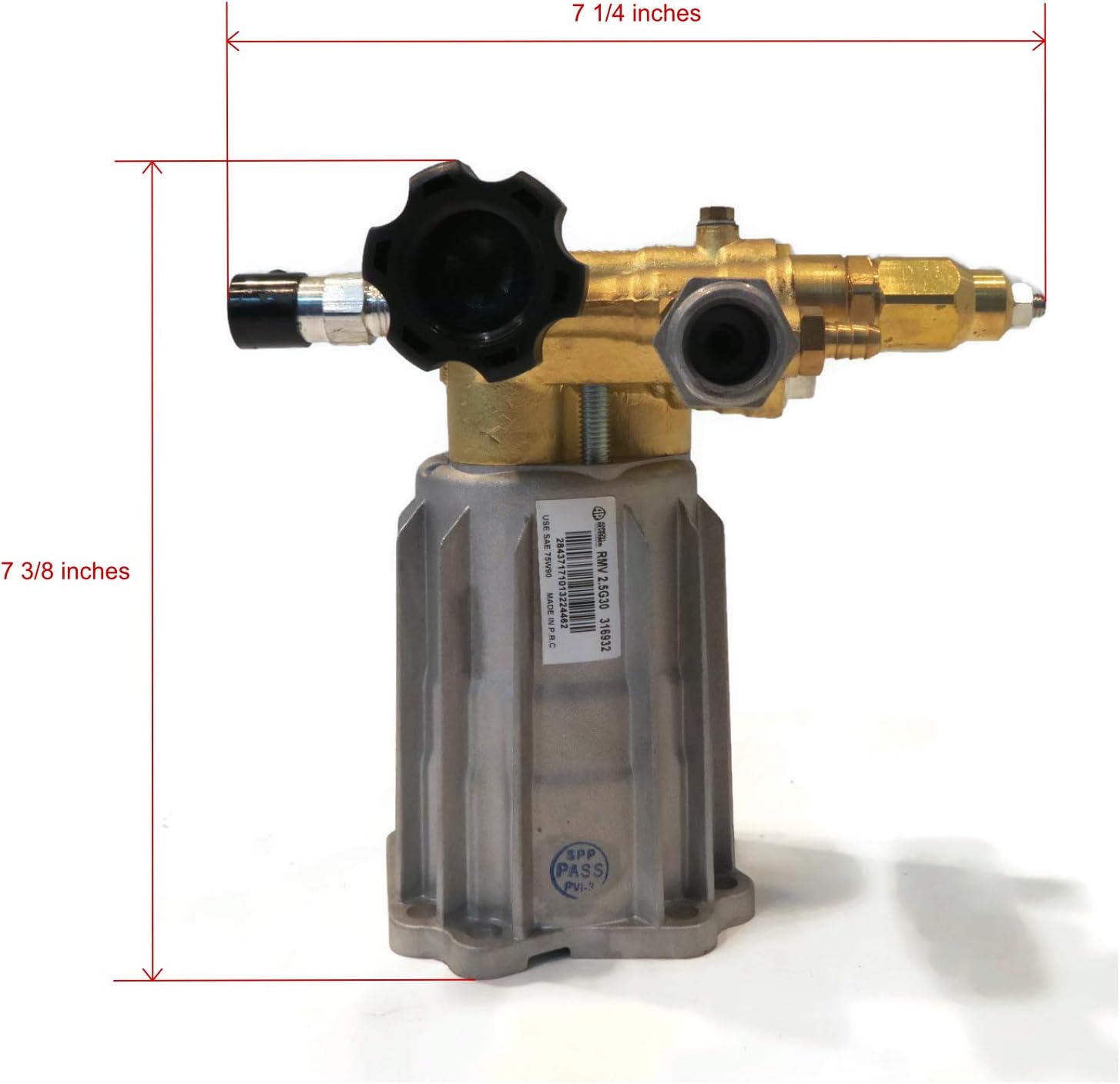 Annovi Reververi 3000 psi Pressure Washer Pump & Spray KIT - Sears Craftsman 580.752230 020371-0