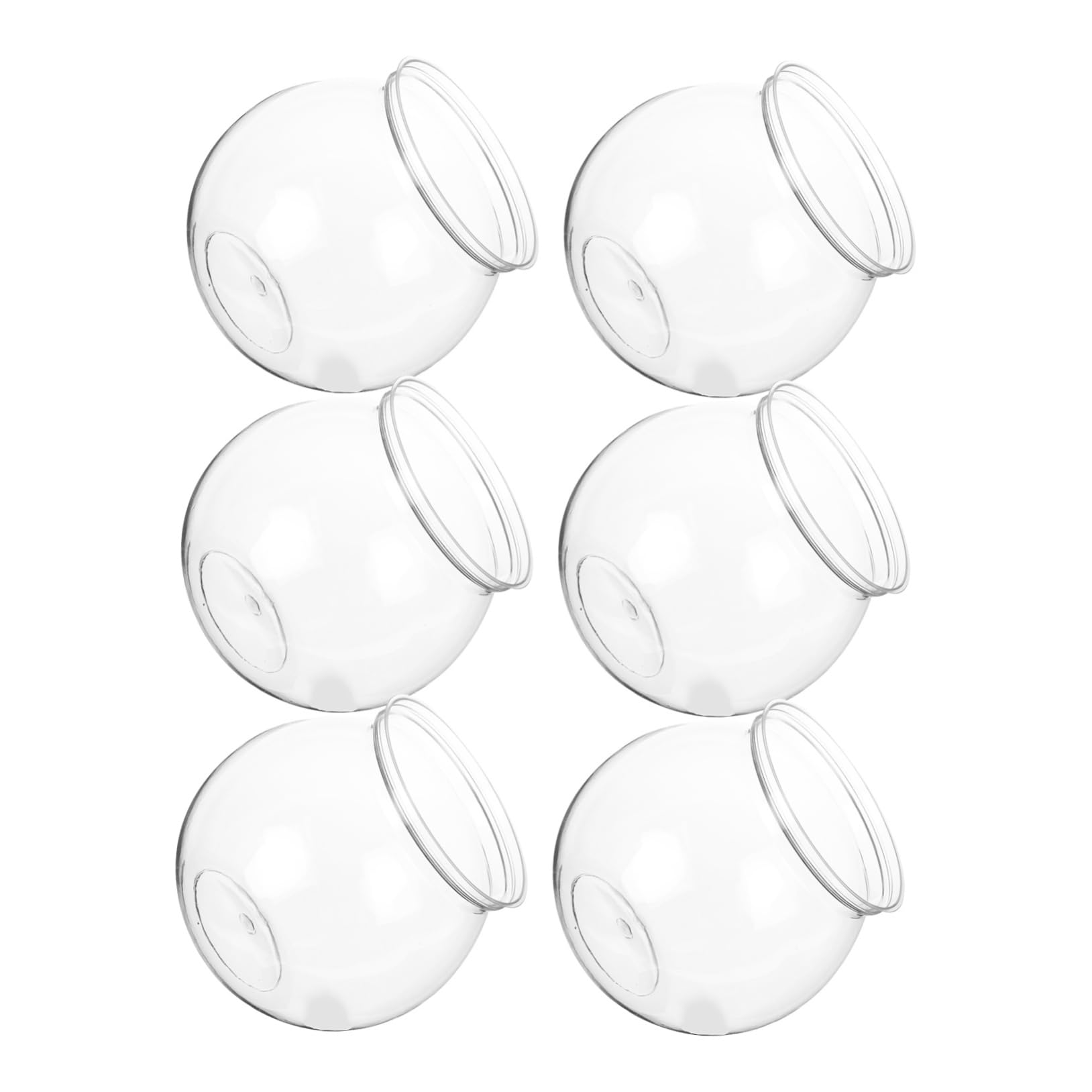 Beaupretty 6pezzi Ciotole per Caramelle in Plastica Ciotole per Dolciumi per Cibo Forniture per Feste Decorazioni per Tavola Accessori per Feste di Carnevale Contenitori per Dolcetti