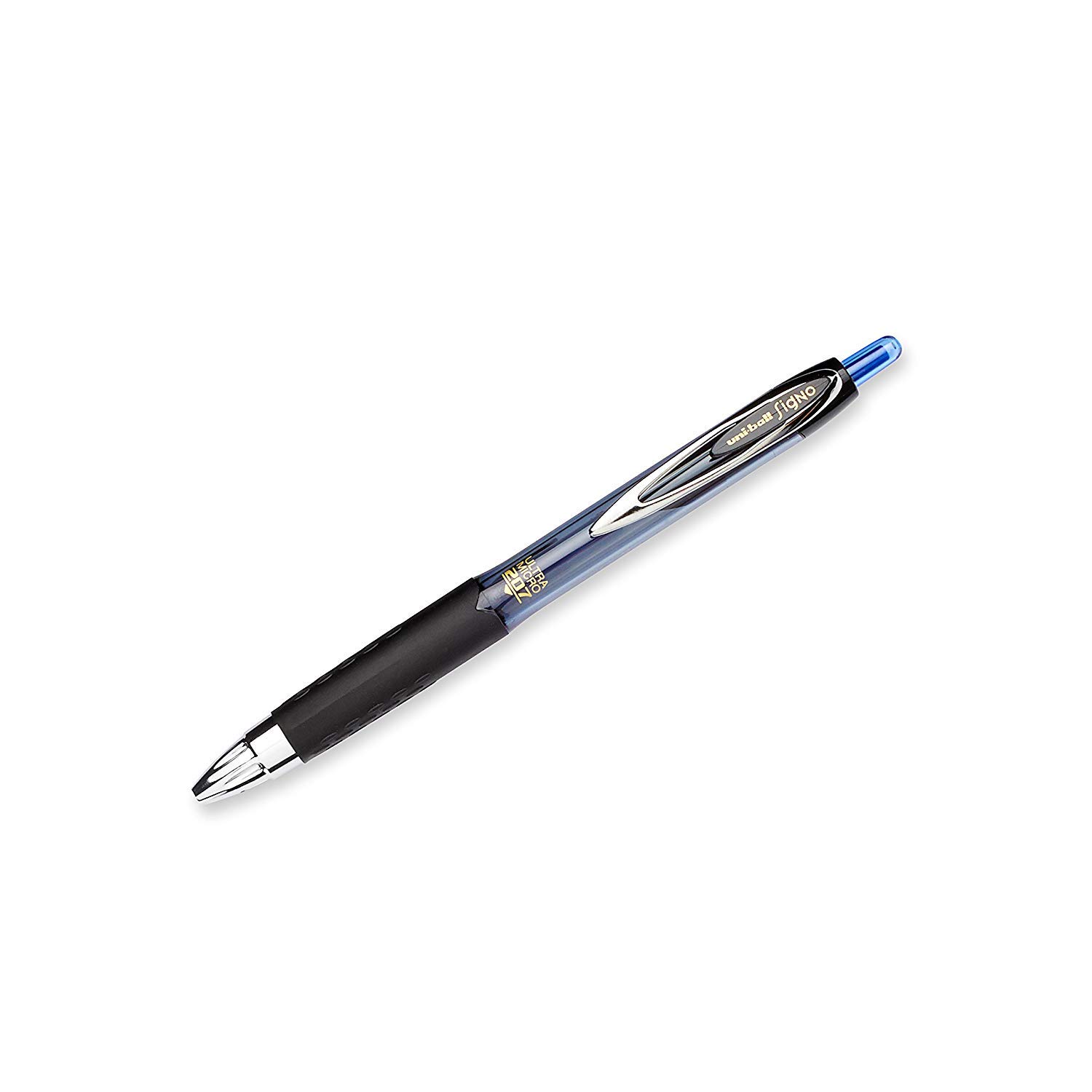 uni-ball 207 einziehbare Gelstifte, Ultra Micro Point (0,38 mm), Blau, 24 Stück