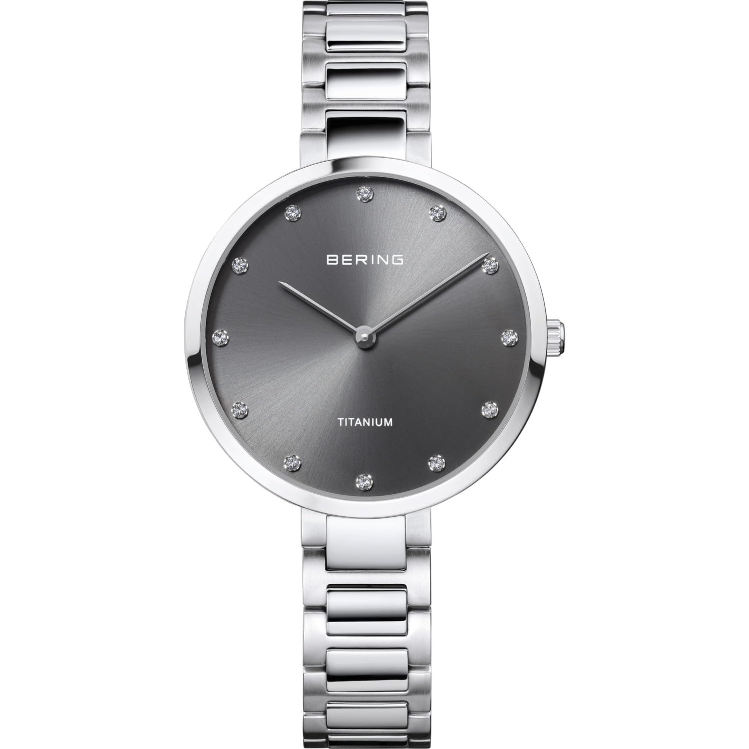 BERING Women Analog Quartz titanium collection Watch with Titan Strap and Sapphire Crystal 11334-772
