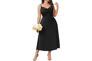 Plus Size Silk Maxi Dress