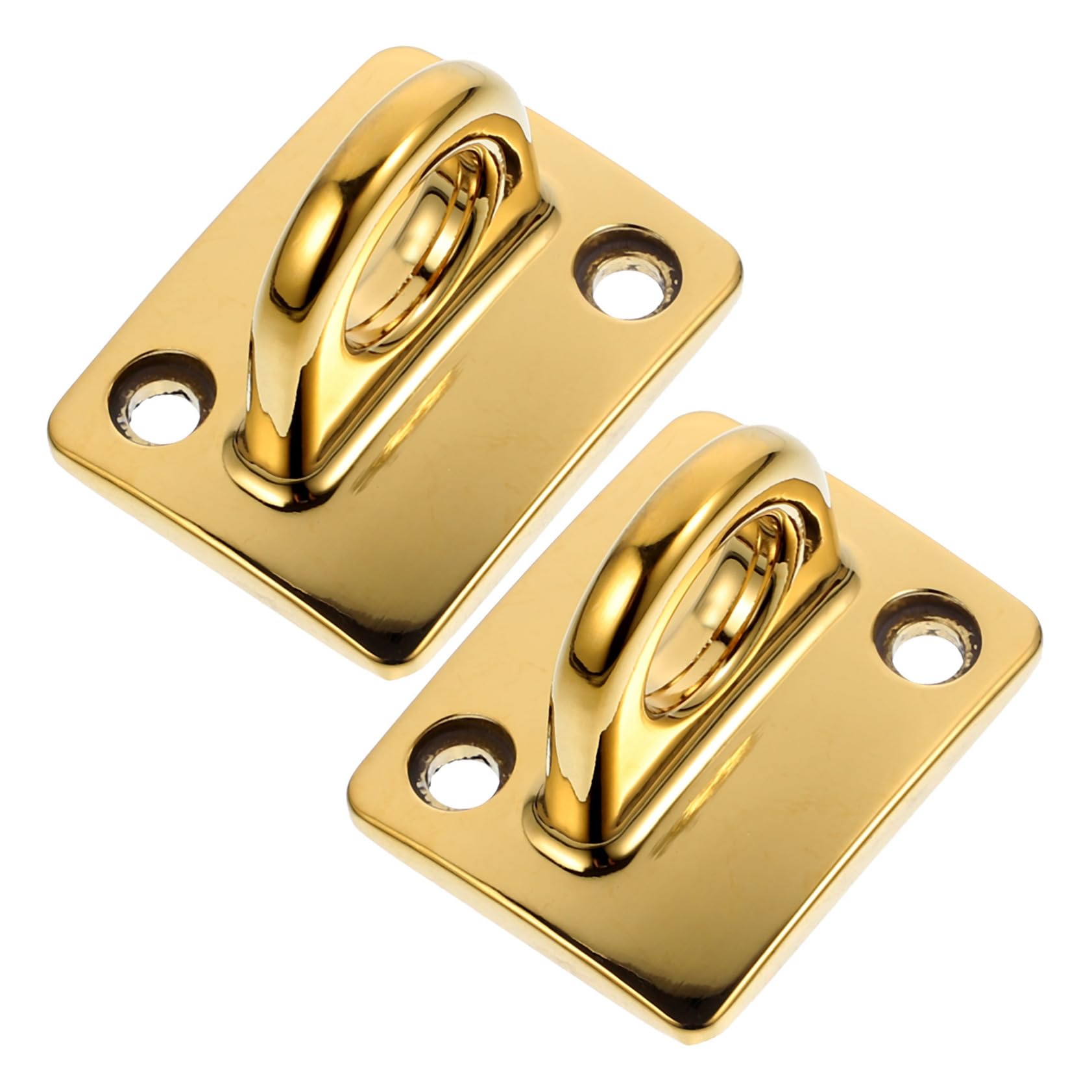 2stücke Wandmontierte Metallhaken Für Absperrseile Robuste Halterung Für Empfangs Und Verkehrsregelung Einfacher Einbau Goldfarbig