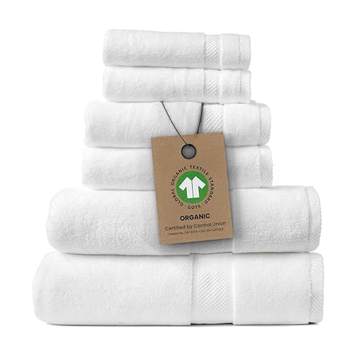 100% Organic Zero-Twist Cotton Towels - GOTS Certified Luxury Bath
