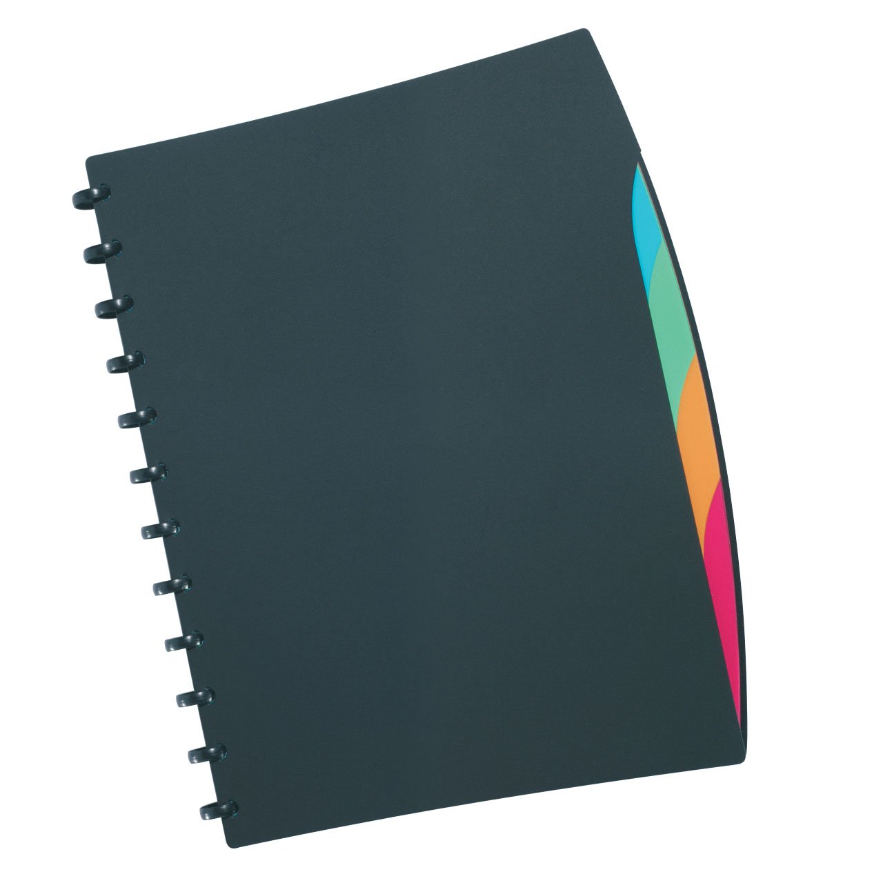Durable Duralook Style Sichtbuch mit 20 herausnehmbaren Taschen und 4-teiligem Index A4 8 Stück
