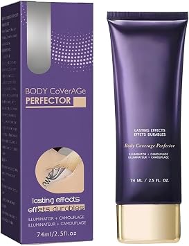 All Over Complexion Perfector, Body Coverage Perfector, Tattoo Cover Up Makeup Waterproof, Body Perfector Skin Coverage, Transfer-Resistant & Long Last, Improves Uneven Skin Tone 1 Pcs