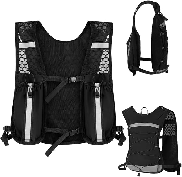 Gilet de course à pied, réglable, léger, fonctionnel et réfléchissant - 1