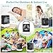 Portable Air Conditioner Cooling Fan, EEIEER Personal Desk Misting Humidifier Fan Mini Air Conditioners Evaporative Air Cooler Rechargeable Fans with Remote for Room Office Outdoor-Black