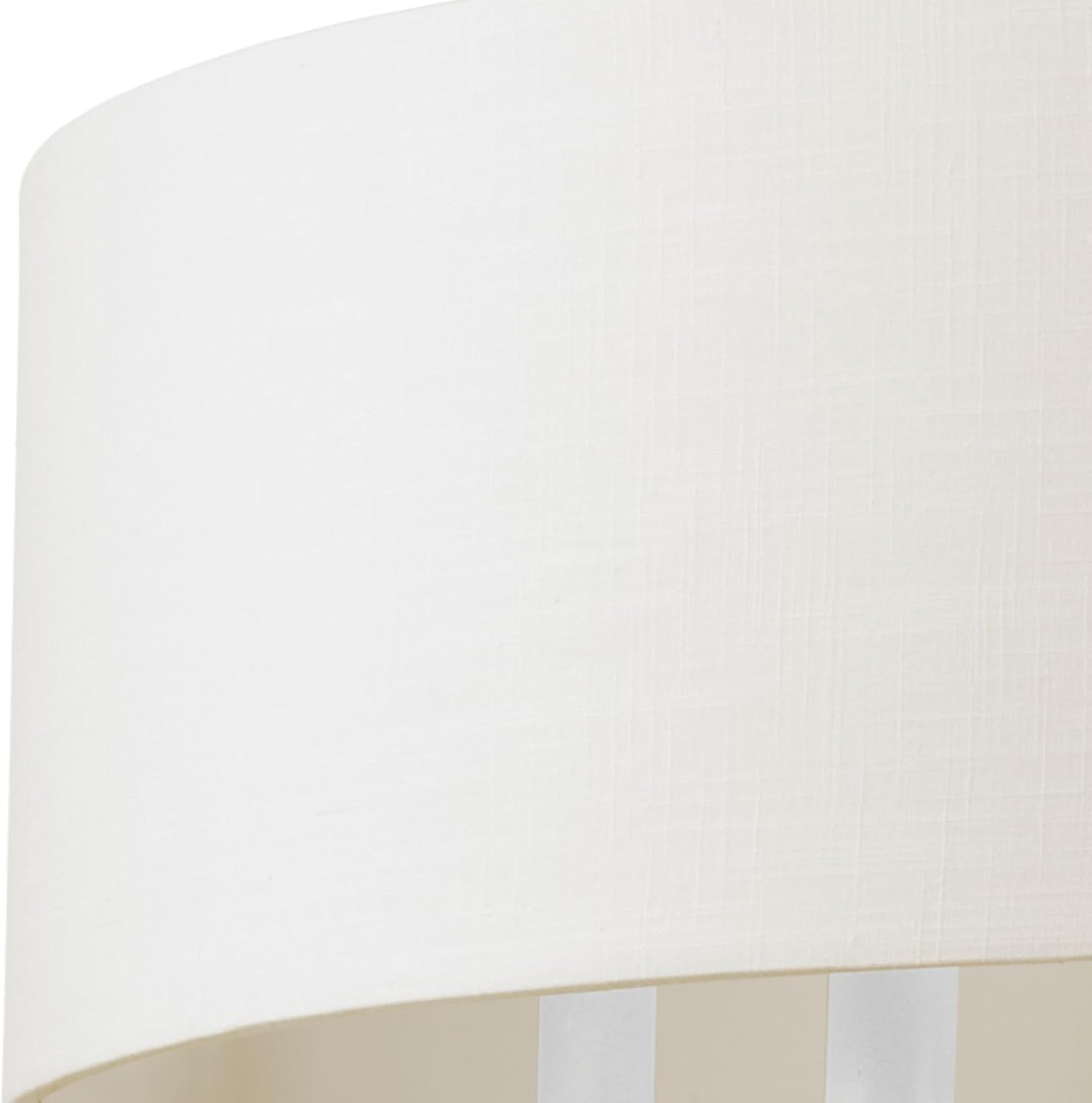 Drum Shade Collection 5-Light White Textured Linen Shade Farmhouse Chandelier Light Antique Bronze