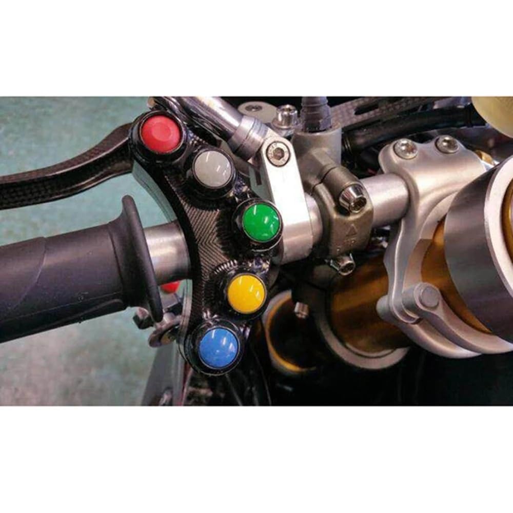 Aluminiowe Przełączniki Motocyklowe Reflektor Montażu Kierownicy Włącz Kierunkowskazy Światła Przeciwmgielne Klakson WŁ. WYŁ. Przełącznik Uruchamiania
