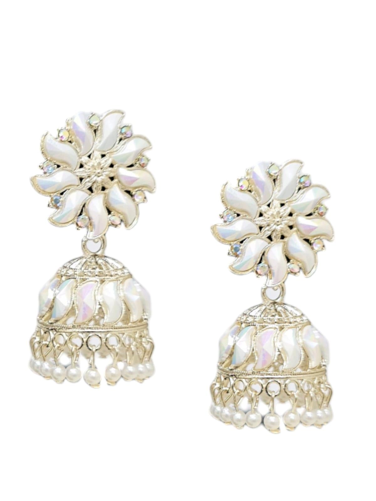 manranga Womens Silver Peacock Earrings (SILVER 6) (B0CTHQX4TN) Amazon Price History, Amazon Price Tracker