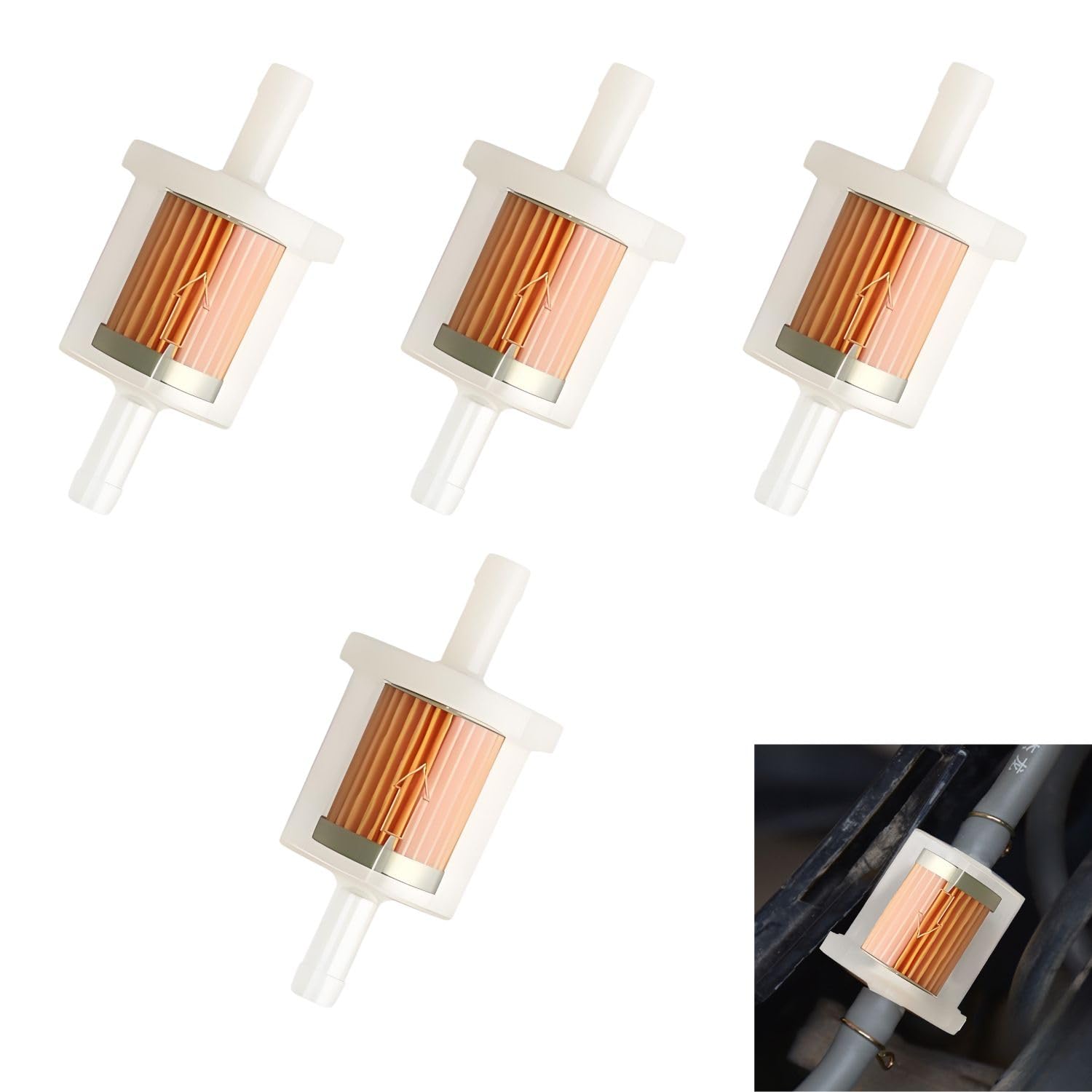Benzinfilter Sprit Kraftstofffilter 6mm Für Auto PKW Motorrad Roller Mofa