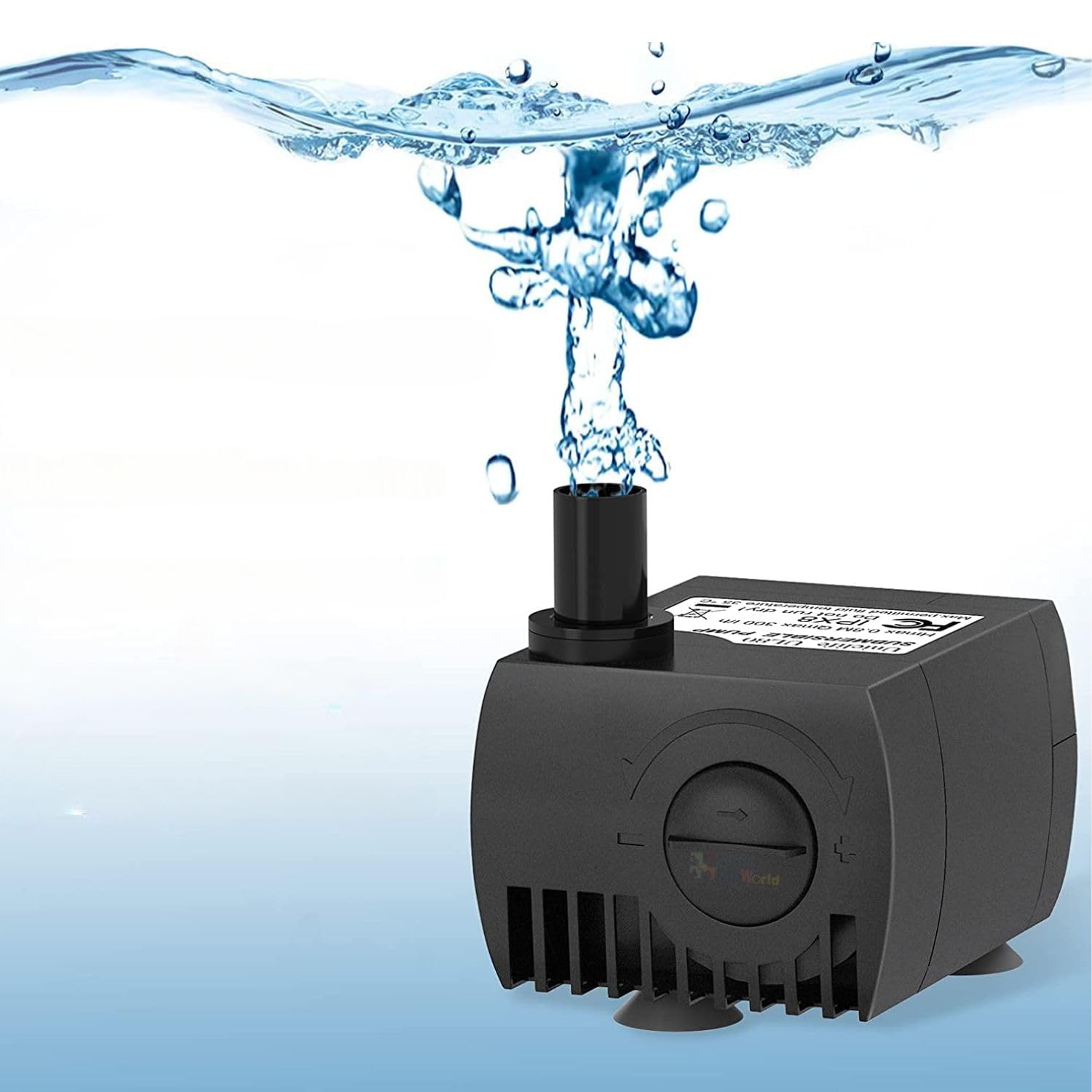 VAYINATO® A300 | 3W | 300L/Hr | Water Lifting Height Upto 2 Feet Energy Saving Mini Submersible Water Pump With Speed Control for Aquarium Fish Tank, Waterfall & Indoor Decoration By Petzlifeworld (B0D3DCZKMC) Amazon Price History, Amazon Price Tracker